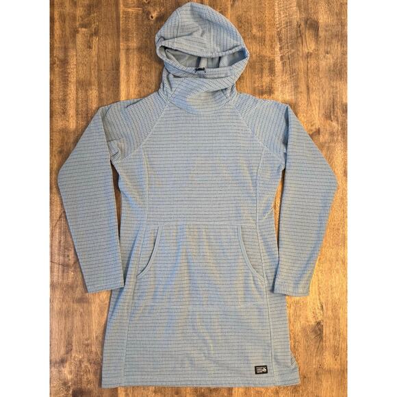 Mountain Hardwear Dress Summit Grid Waffle Long Sleeve Hooded Blue Women’s XS - Picture 9 of 10